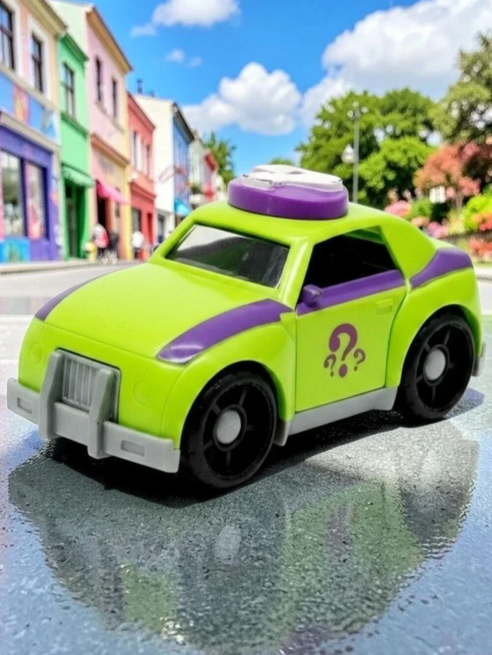 2009 Fisher Price Imaginext DC Super Friends The Riddler Car Vehicle Toy Mattel.